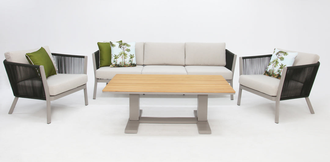 Blass 4pc Lounge Setting - Khaki