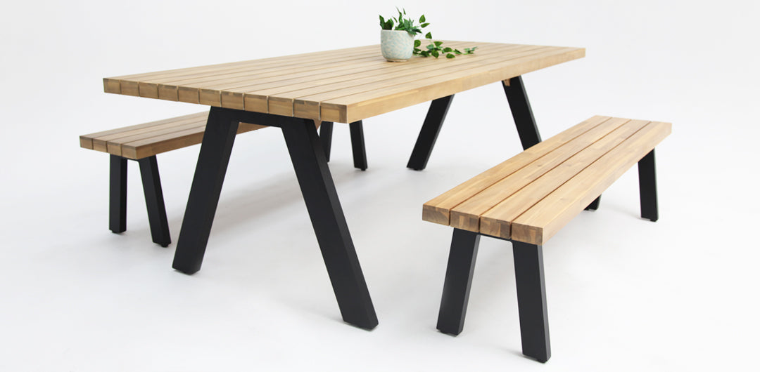 Bosco 3pc Dining Setting - Black