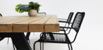 Load image into Gallery viewer, Bosco Bahamas 7pc Dining Setting - Black
