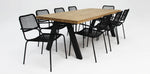 Load image into Gallery viewer, Bosco Bahamas 9pc Dining Setting - Black
