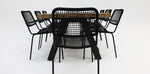 Load image into Gallery viewer, Bosco Bahamas 9pc Dining Setting - Black
