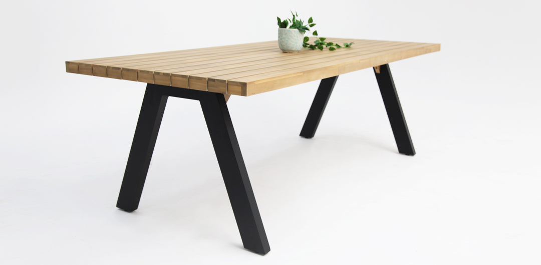 Bosco 3pc Dining Setting - Black