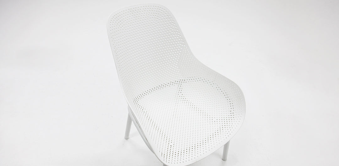 California Lounge Chair 2pc - White