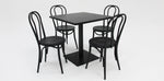 Load image into Gallery viewer, Cannes Bentwood 5pc Cafe Dining Setting - Black
