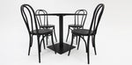 Load image into Gallery viewer, Cannes Bentwood 5pc Cafe Dining Setting - Black
