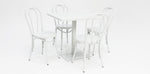 Load image into Gallery viewer, Cannes Bentwood 5pc Cafe Dining Setting - White
