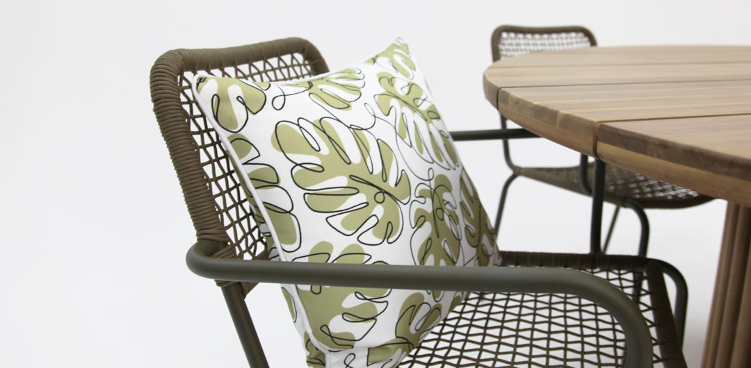 Carella Bahamas 7pc Dining Setting - Olive