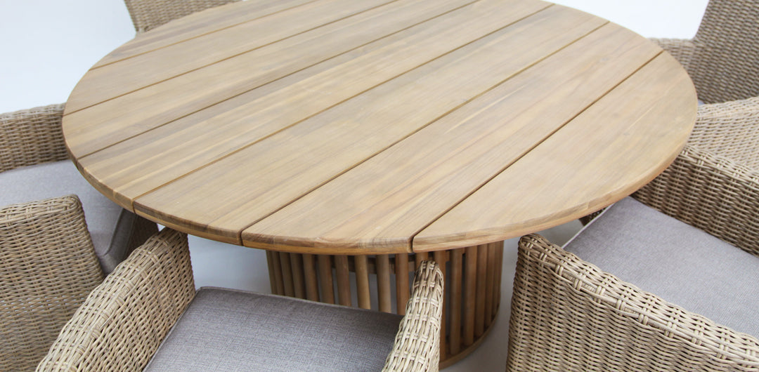 Carella Amani 7pc Dining Setting - Driftwood