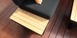 Load image into Gallery viewer, Carringbush Corner Lounge Setting With Sunbrella Fabric and Teak - Black
