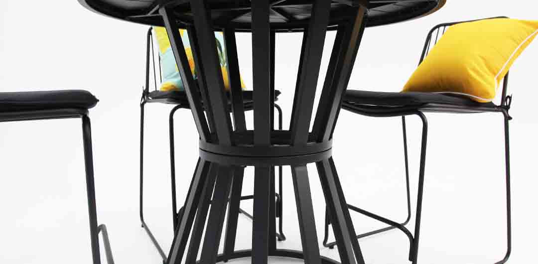 Cila 5pc Bar Setting - Black