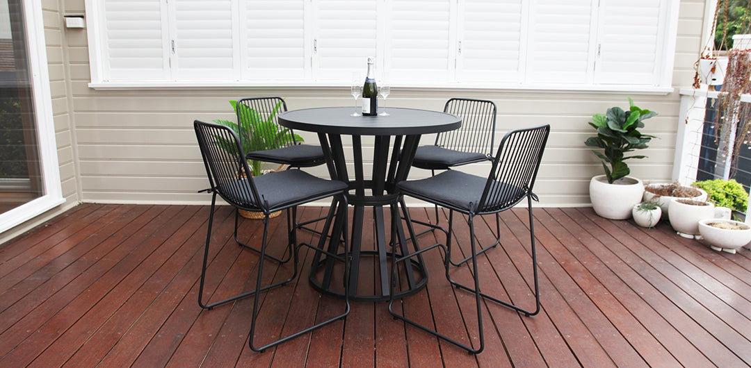 Cila 5pc Bar Setting - Black