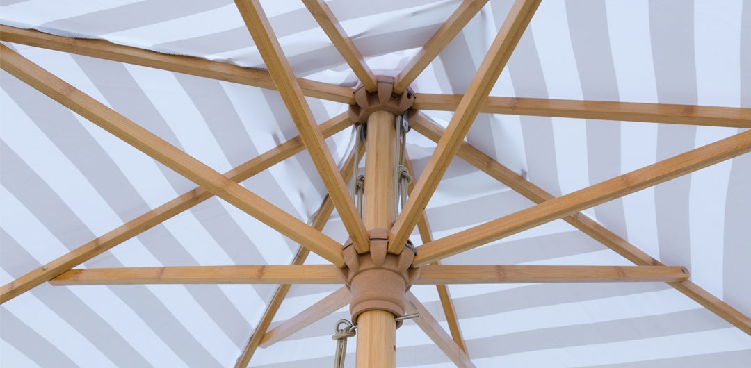 Billy Fresh 2m Bamboo Coastal Umbrella - Taupe