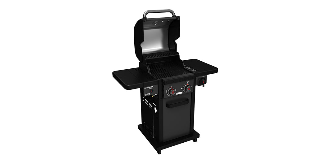Coleman Revolution 2 Burner BBQ - Charcoal Glimmer