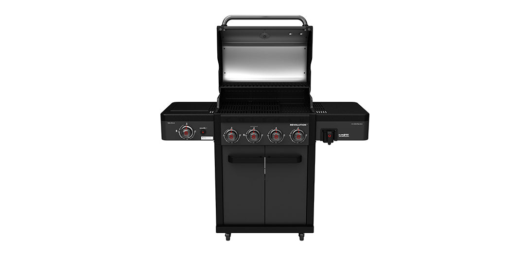 Coleman Revolution 4 Burner BBQ with Side Burner - Charcoal Glimmer