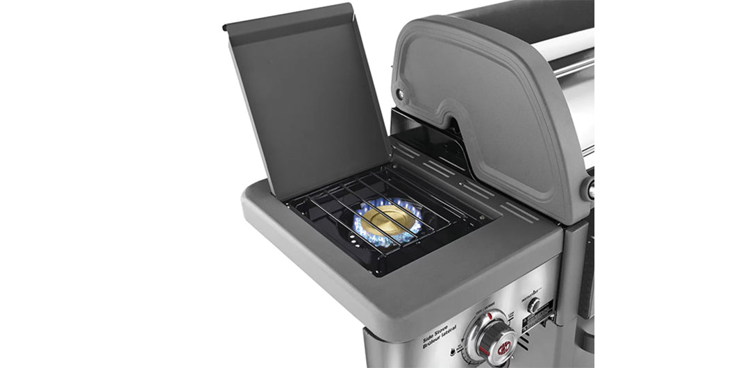 Coleman Revolution 4 Burner BBQ with Side Burner - Charcoal Glimmer