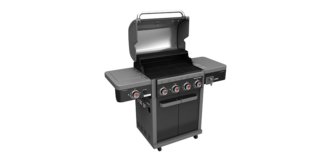 Coleman Revolution 4 Burner BBQ with Side Burner - Shadow Gloss