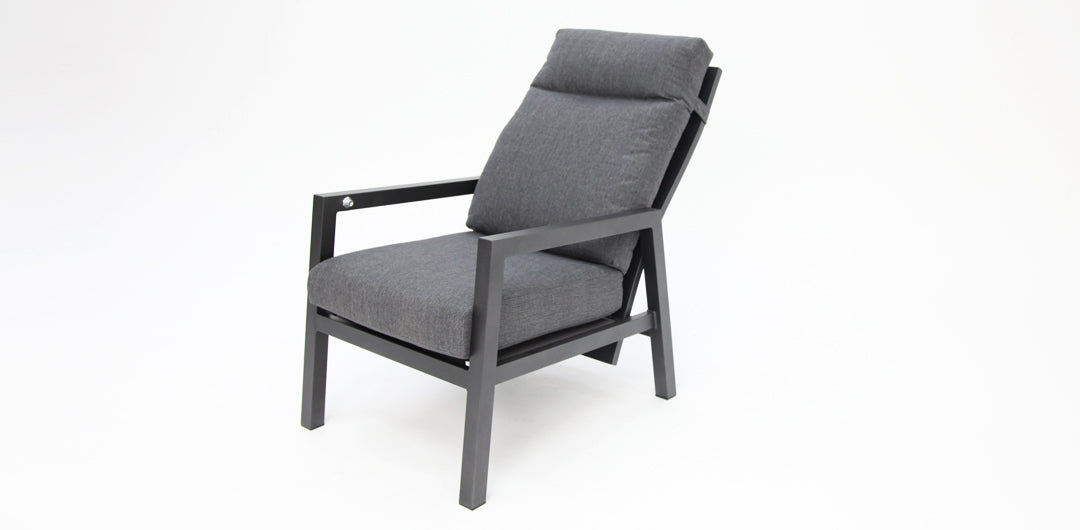 Dakota 5pc Lounge Recline Setting - Anthracite