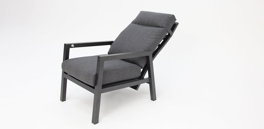 Dakota 5pc Lounge Recline Setting - Anthracite