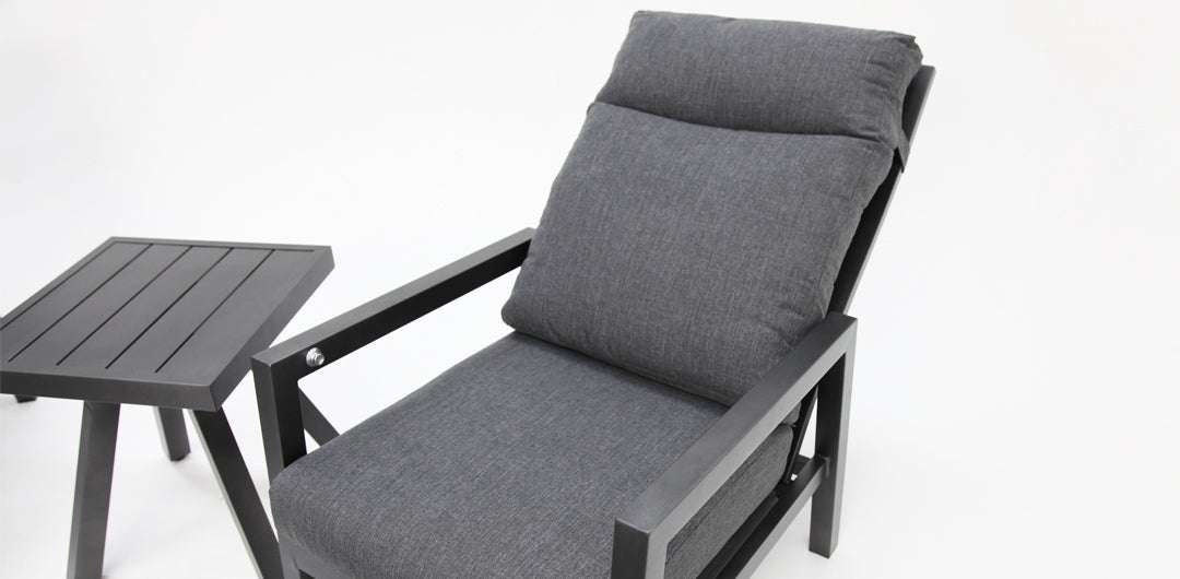 Dakota 5pc Lounge Recline Setting - Anthracite