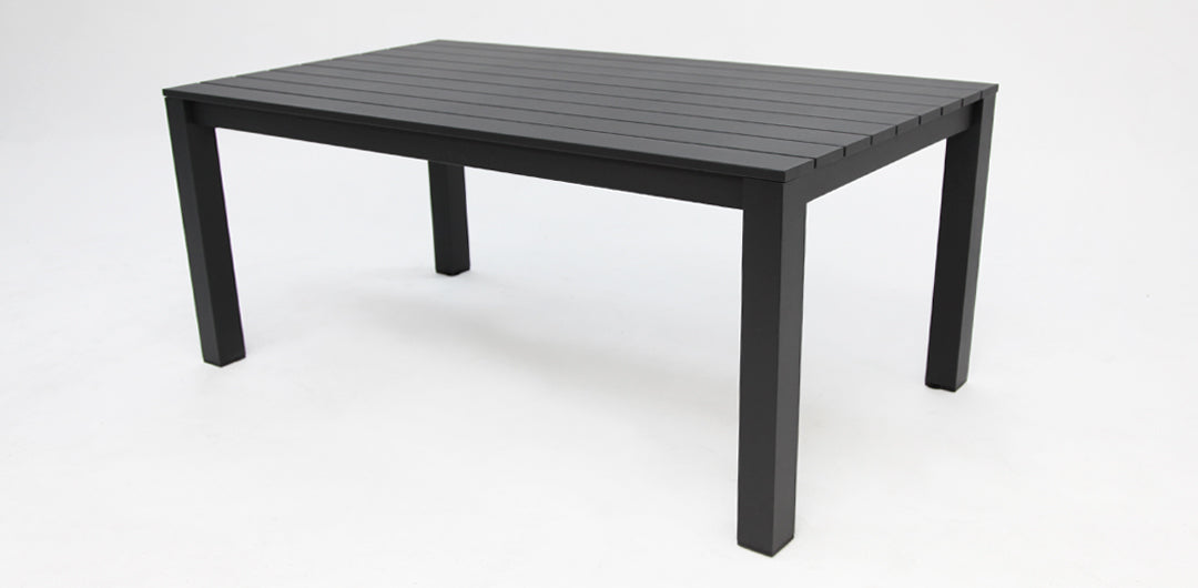 Dallas Fantail 7pc Dining Setting - Black