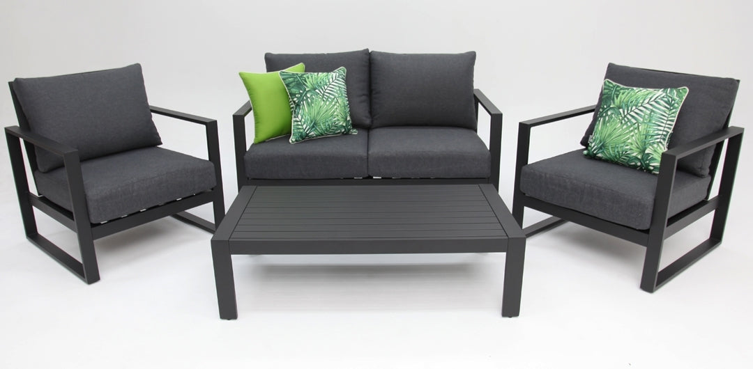 Dallas 211CT Lounge Setting - Black