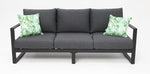 Load image into Gallery viewer, Dallas 3-Seater Lounge - Black
