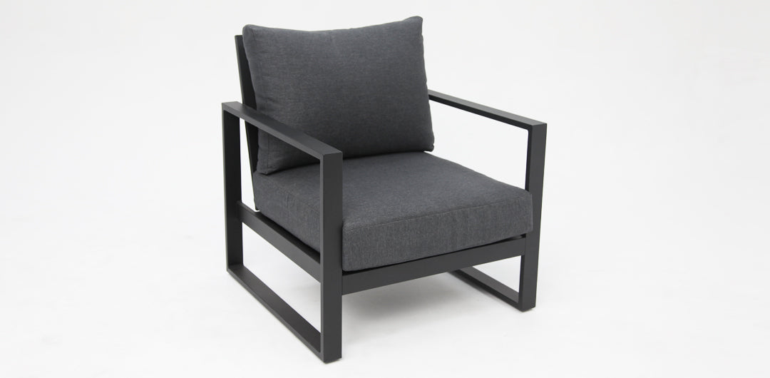 Dallas 311CT Lounge Setting - Black