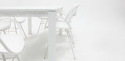 Dallas Fantail 7pc Dining Setting - White