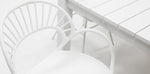 Load image into Gallery viewer, Dallas Fantail 7pc Dining Setting - White
