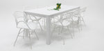 Load image into Gallery viewer, Dallas Fantail 9pc Dining Setting - White

