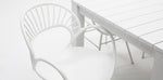 Load image into Gallery viewer, Dallas Fantail 9pc Dining Setting - White
