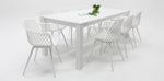 Load image into Gallery viewer, Dallas Java 9pc Dining Setting - White
