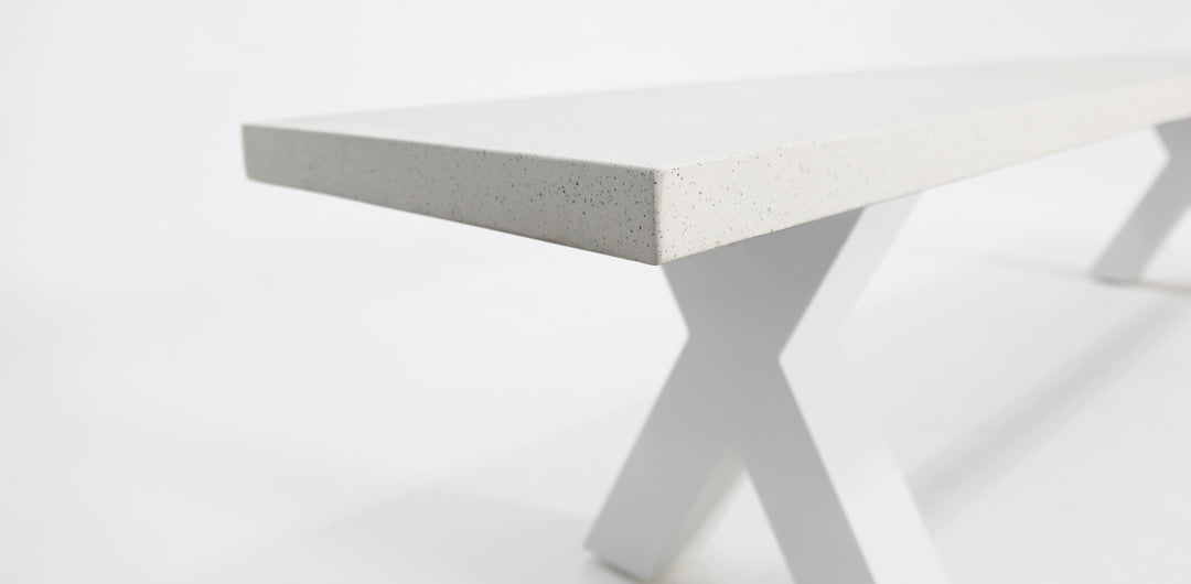 Drift X Leg Cement Bench