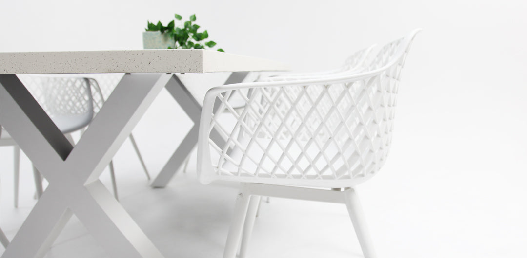 Drift Java 9pc Terrazzo Dining Setting