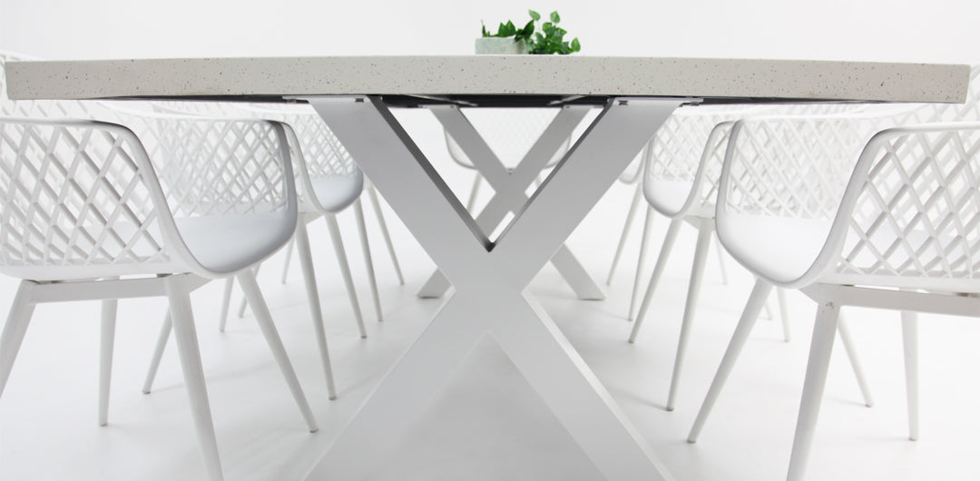 Drift Java 9pc Terrazzo Dining Setting