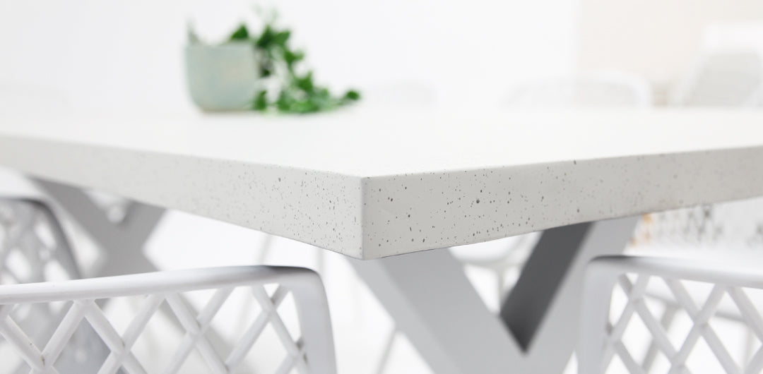 Drift Java 9pc Terrazzo Dining Setting