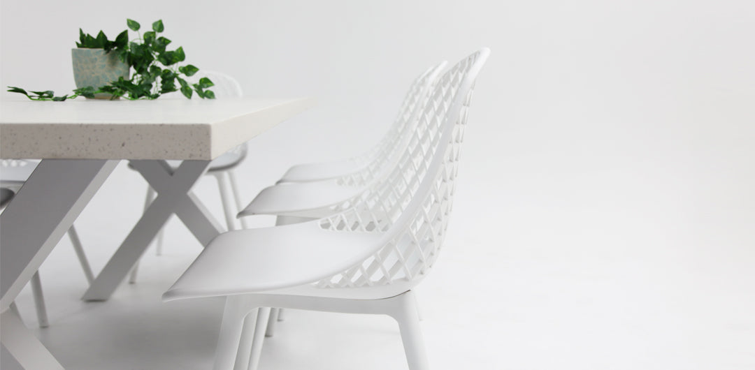Drift Persia 9pc Terrazzo Dining Setting