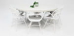 Load image into Gallery viewer, Drift Fantail Round 9pc Terrazzo Dining Setting
