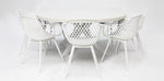 Load image into Gallery viewer, Drift Java Round 9pc Terrazzo Dining Setting
