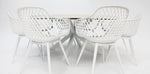 Load image into Gallery viewer, Drift Java Round 9pc Terrazzo Dining Setting
