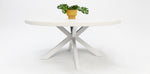 Load image into Gallery viewer, Drift Bailey Armchair Round 7pc Terrazzo Dining Setting
