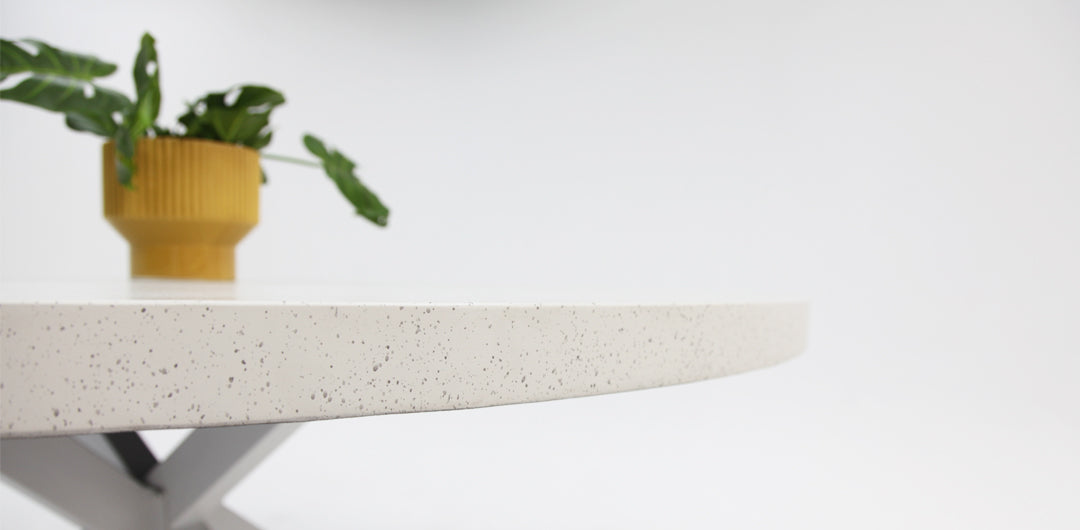 Drift Java Round 9pc Terrazzo Dining Setting