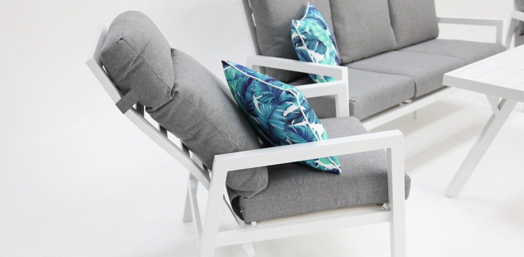 Eden 4pc Lounge Setting - White