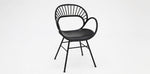 Load image into Gallery viewer, Fantail Dining Chair 4pc - Black
