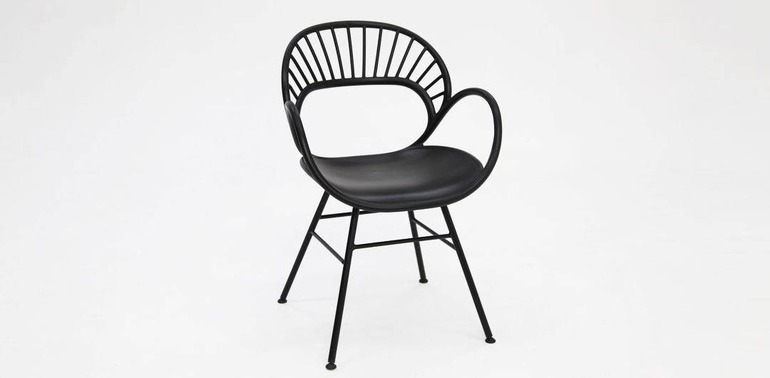Java Fantail 9pc Dining Set - Black