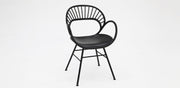 Fantail Dining Chair 4pc - Black