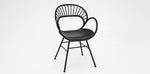 Load image into Gallery viewer, Java Fantail 7pc Dining Set - Black
