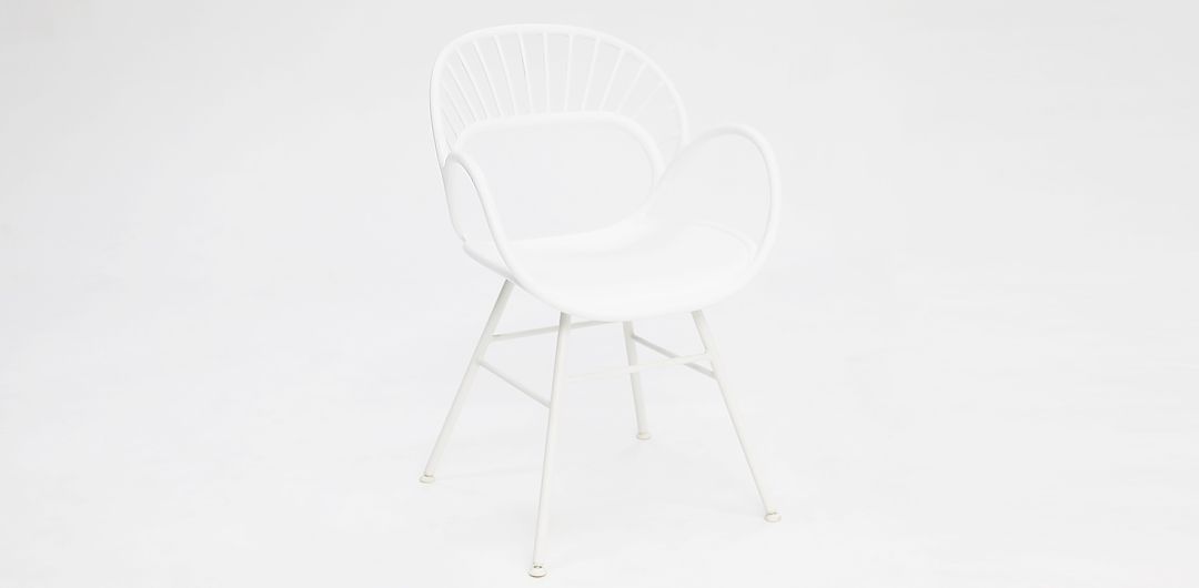 Java Fantail 9pc Dining Set - White