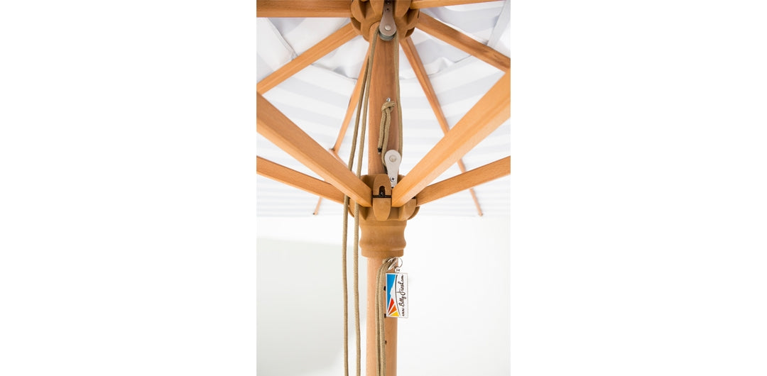 Billy Fresh 3m Bamboo Umbrella - Solid Yellow