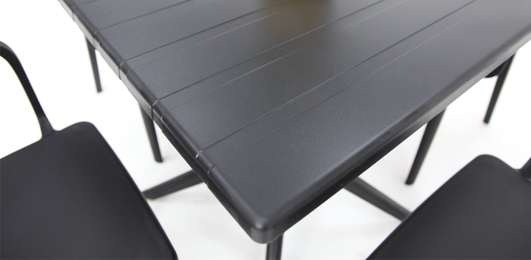 Frankie 5pc Armchair Dining Setting - Black